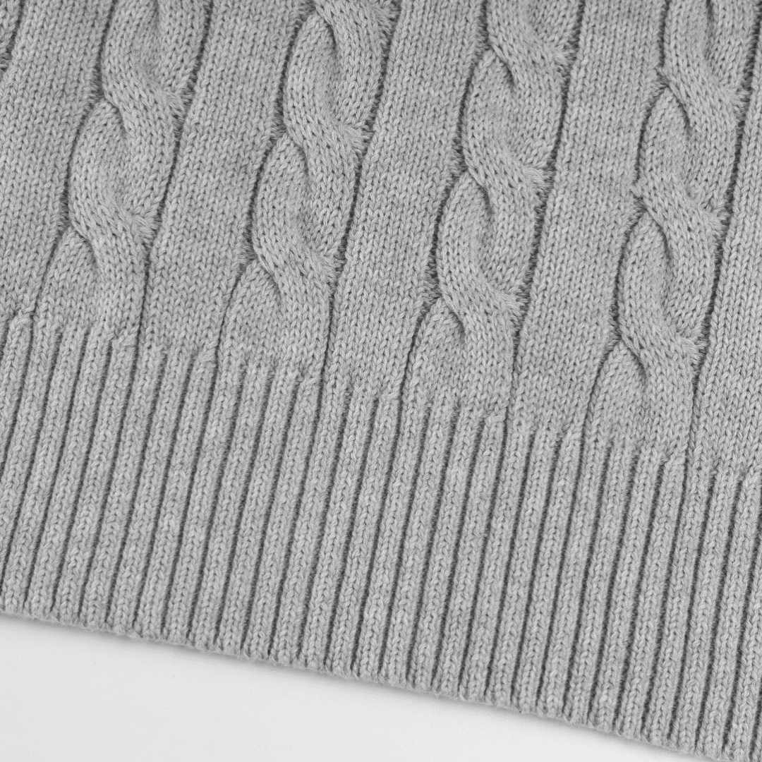 Polo Half Zip Sweater