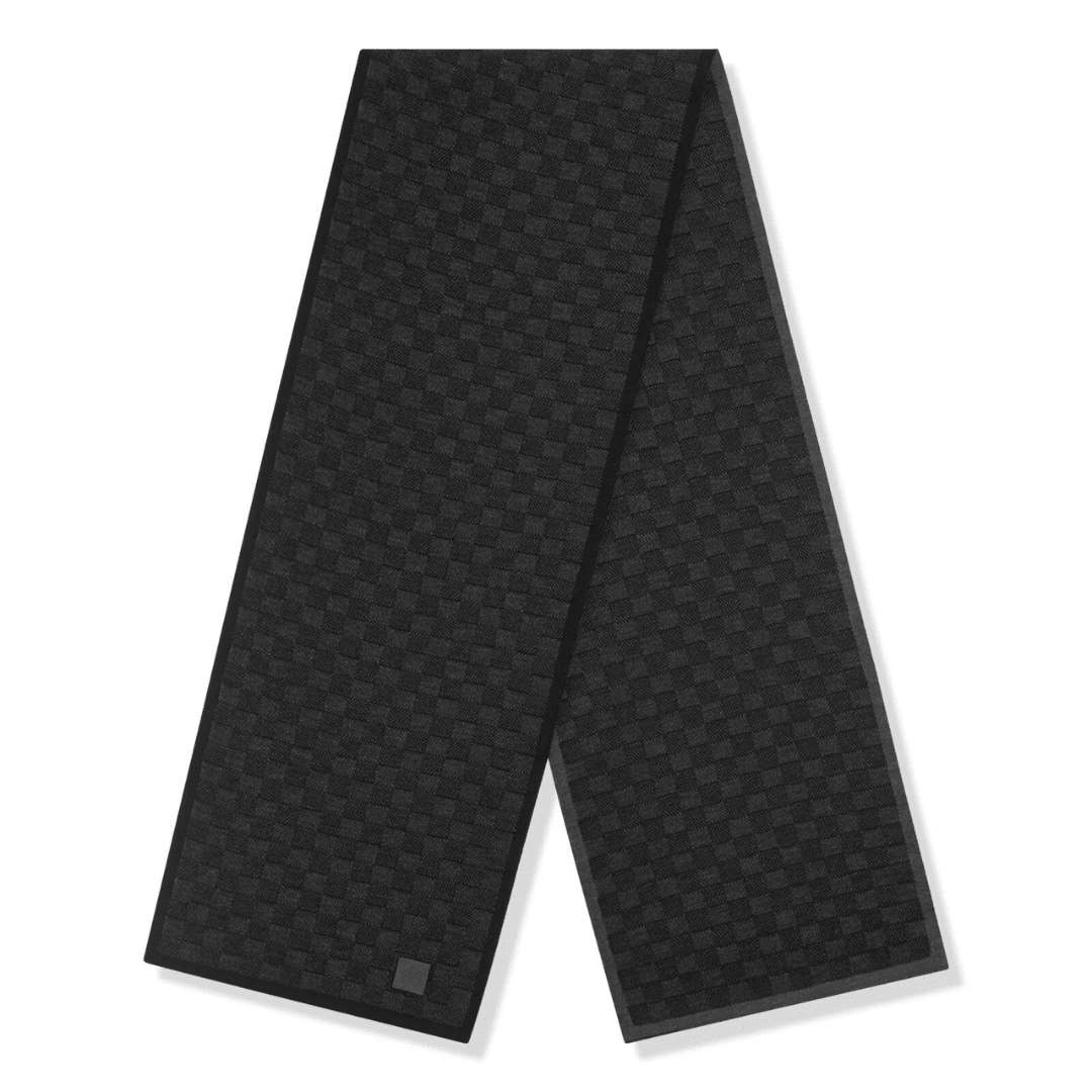 LV Black Scarf & Beanie