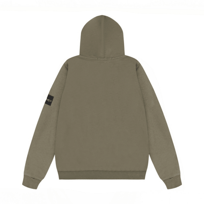 Stone Monogram Zip Hoodie