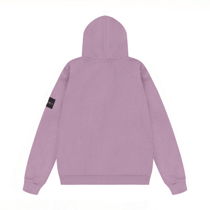 Stone Monogram Zip Hoodie
