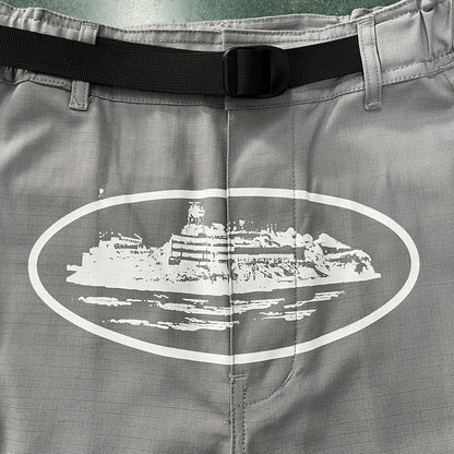 cargo shorts grey