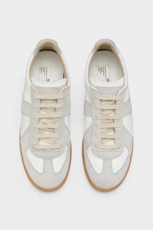 "Maison" Sneaker Weiß-Grau