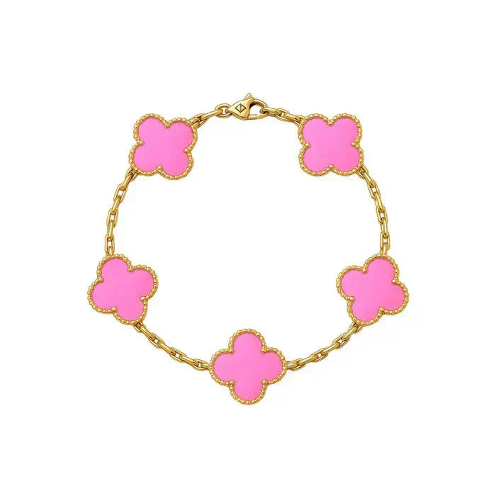 Cleef' Clover Bracelet - Mulitcolour