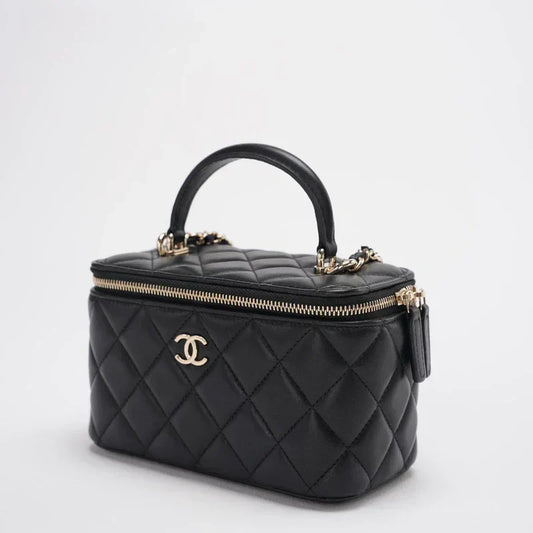 TOP HANDLE VANITY BAG - PREMIUM QUALITY